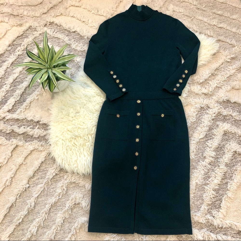 J.S.S. NEW YORK Vintage Santana Knit Dress